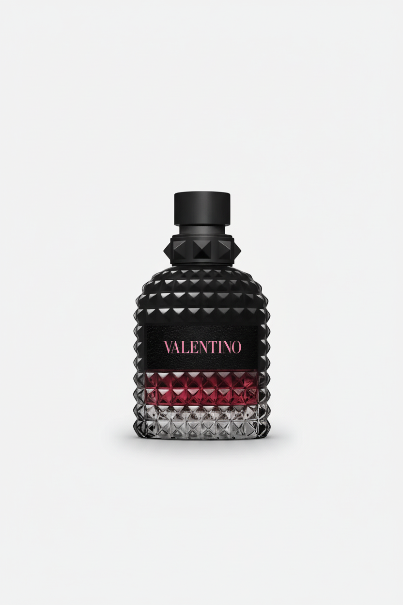 Valentino Born in Roma Uomo Intense on white background